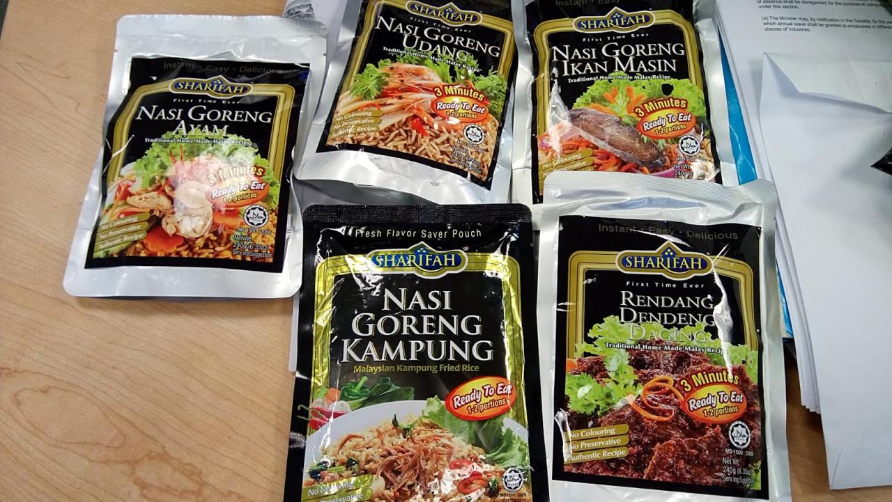 makanan segera untuk travel