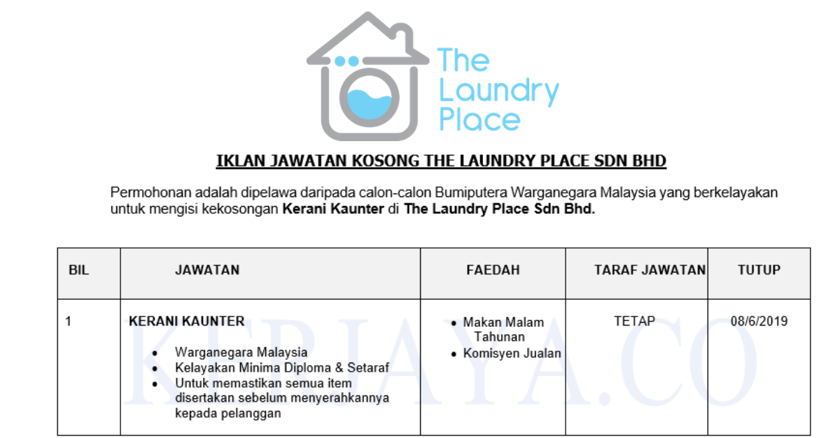 the laundry place sdn bhd