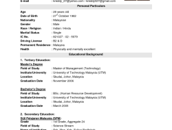 CV Template Malaysia: Panduan Lengkap Menulis CV yang Menarik dan Profesional