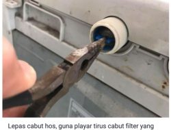 Filter Mesin Basuh: Fungsi dan Cara Membersihkannya