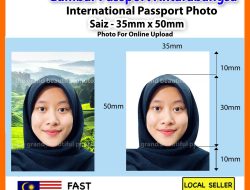 Ukuran Saiz Gambar Passport