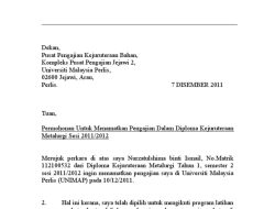 Surat Berhenti: Panduan Menulis Surat Berhenti yang Baik dan Benar