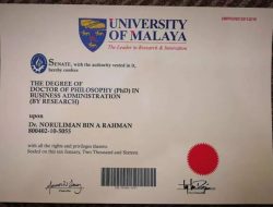 Contoh Sijil Ijazah Sarjana Muda