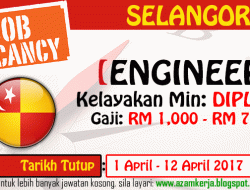 Jawatan Kosong 5 Hari Bekerja Selangor