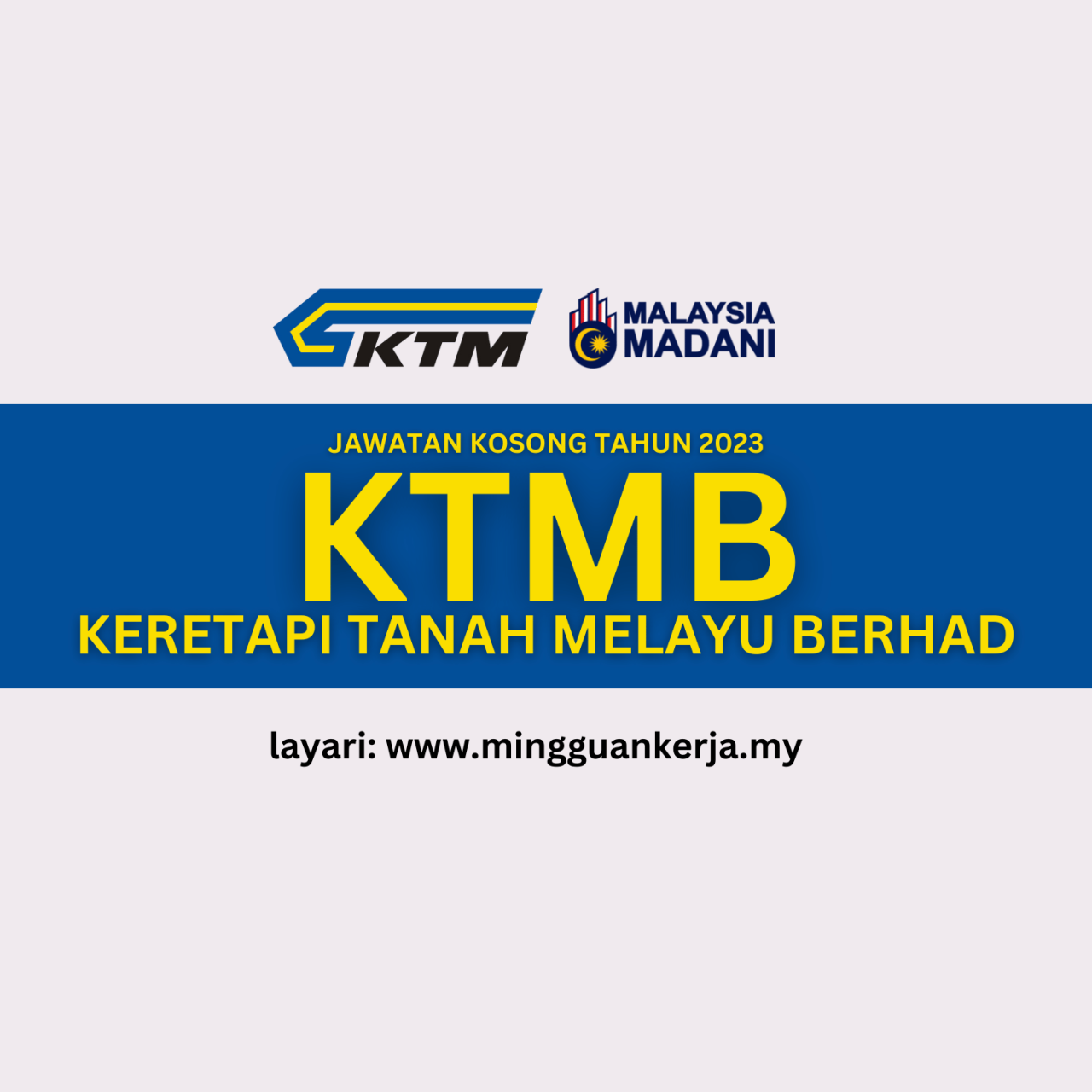 ktmb jawatan kosong