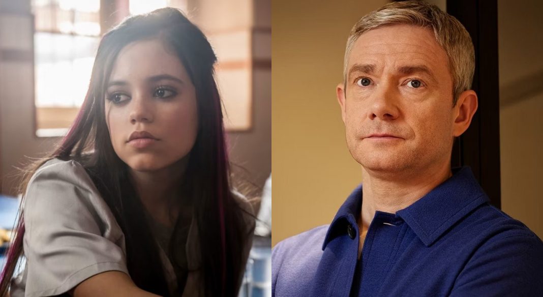 Jenna Ortega Martin Freeman