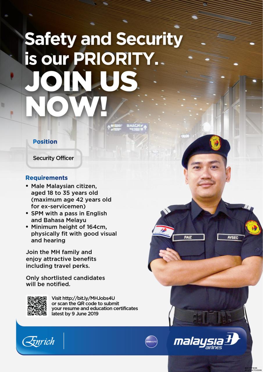 safety vacancy in malaysia