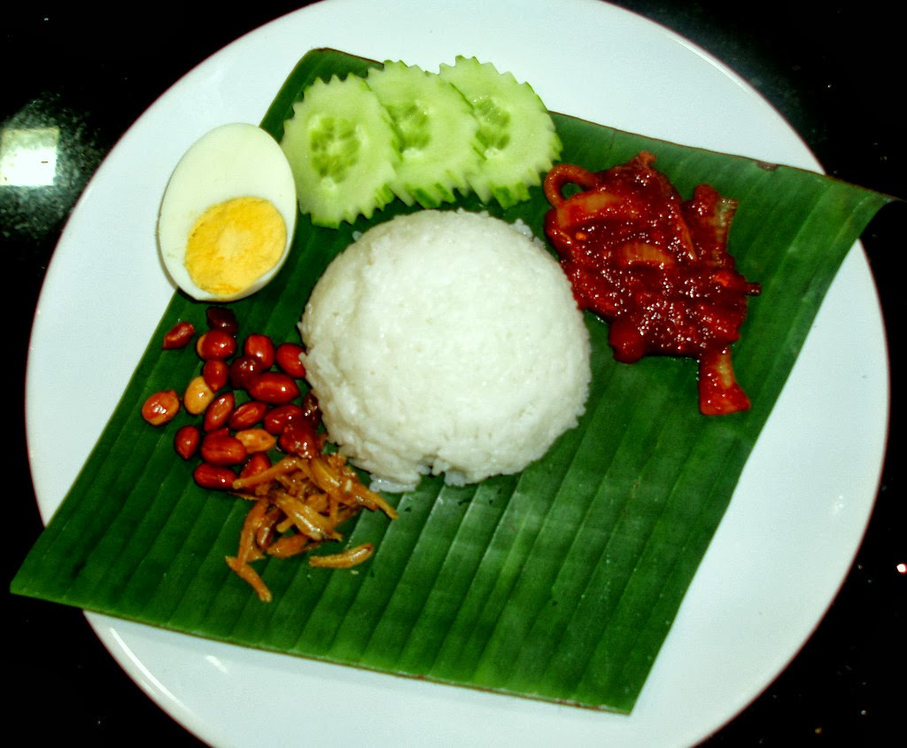 nasi lemak kosong