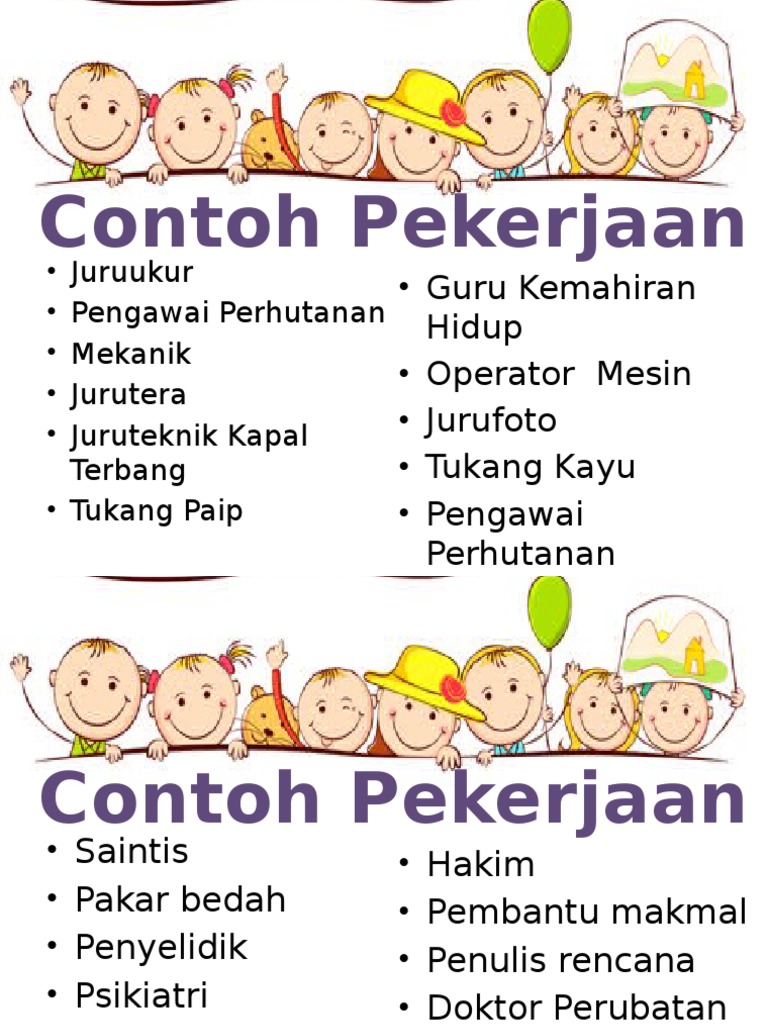 contoh pekerjaan