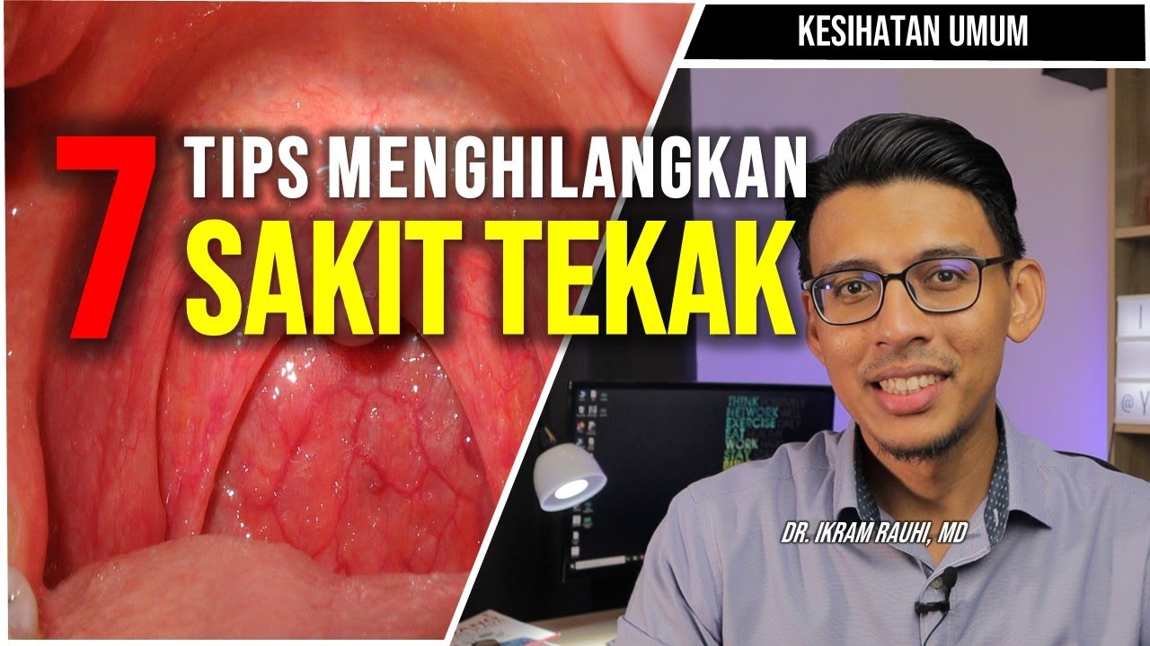 cara hilangkan sakit tekak tonsil