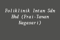 poliklinik intan sdn bhd