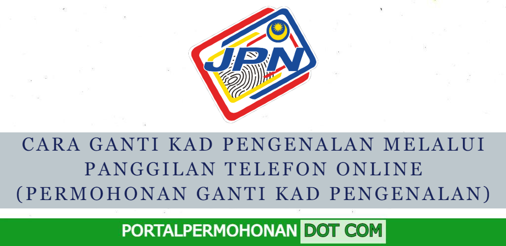 ganti kad pengenalan online