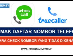 Semak Daftar Nombor Telefon