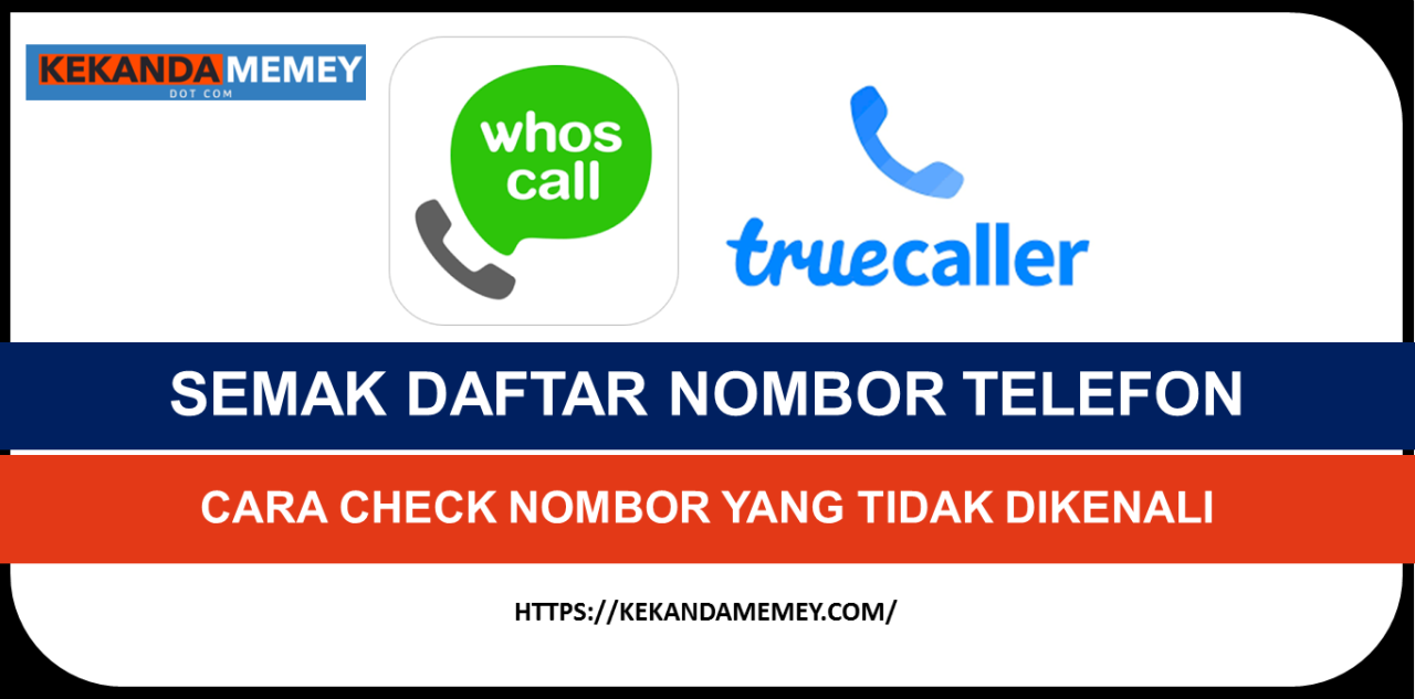 semak daftar nombor telefon