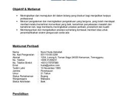 Resume Melayu Template