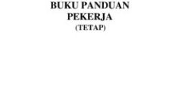 buku panduan pekerja